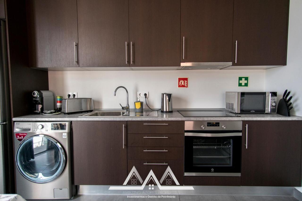 Ferienwohnung White House I Praia da Vitória Exterior foto